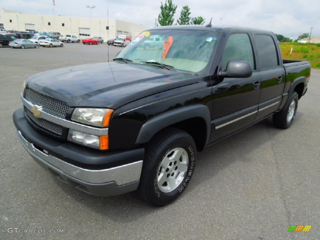 2004 Silverado 1500 Z71 Crew Cab 4x4 - Dark Gray Metallic / Tan photo #1