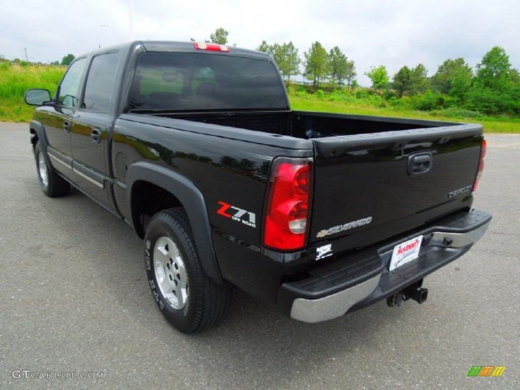 2004 Silverado 1500 Z71 Crew Cab 4x4 - Dark Gray Metallic / Tan photo #5