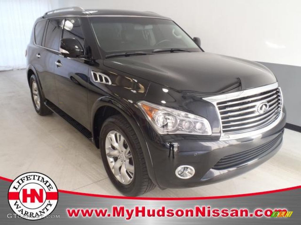 2011 QX 56 - Black Obsidian / Graphite photo #1