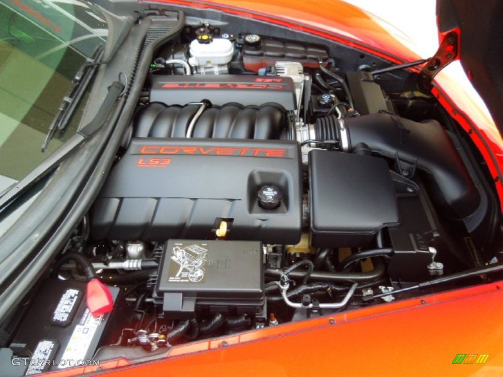 2010 Chevrolet Corvette Coupe 6.2 Liter OHV 16-Valve LS3 V8 Engine Photo #64857767