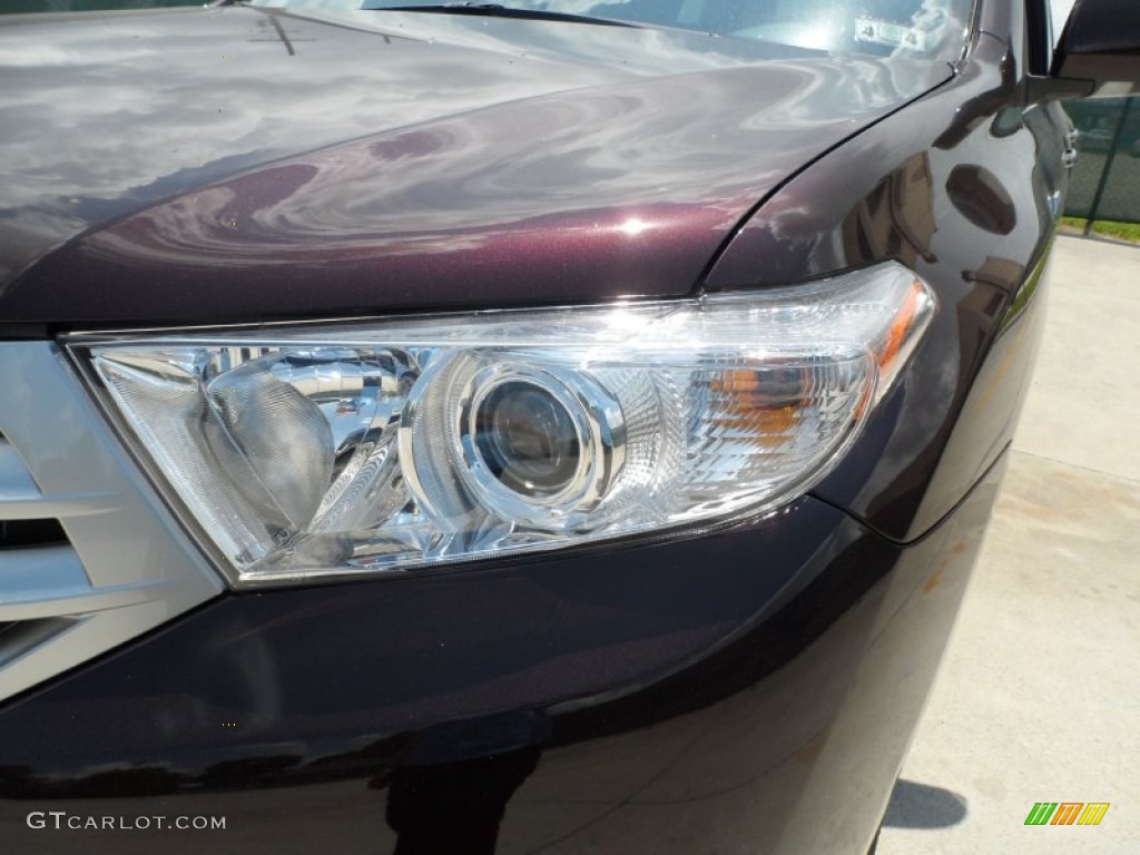 2012 Highlander Limited - Sizzling Crimson Mica / Ash photo #9