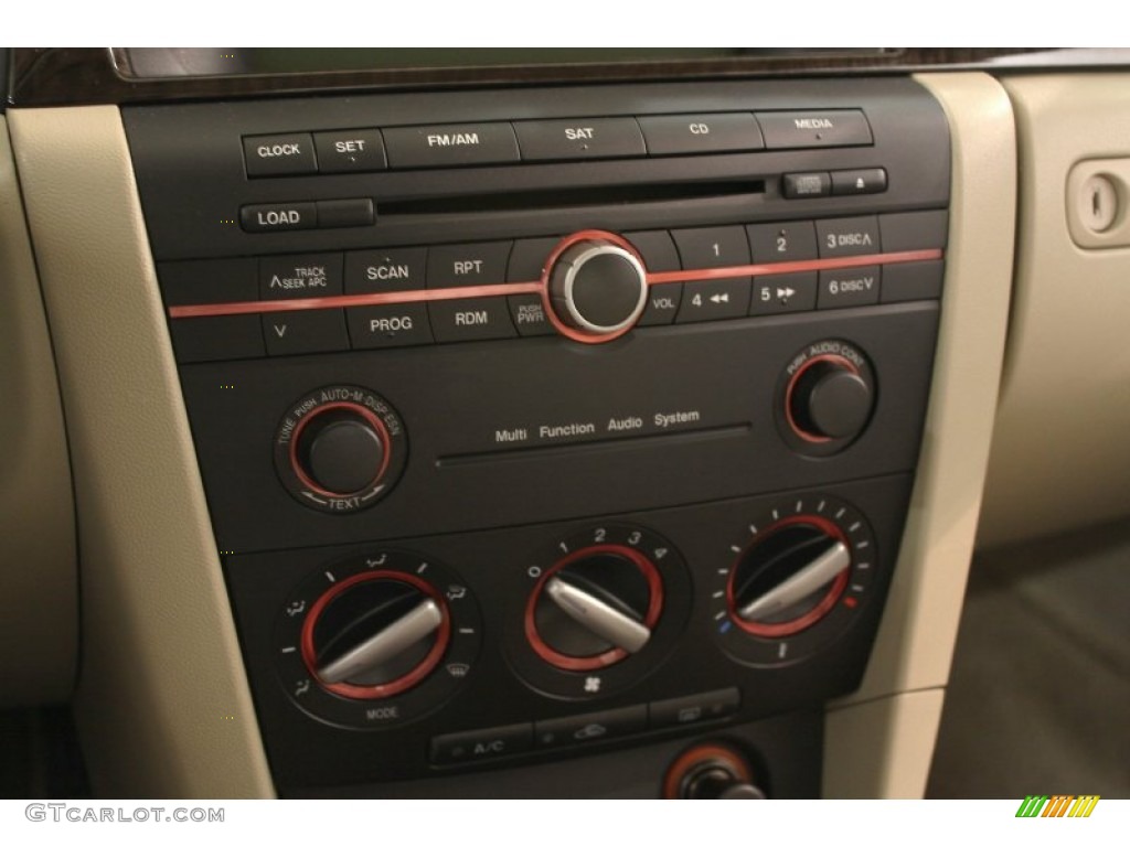2007 MAZDA3 i Sport Sedan - Ice Blue Metallic / Beige photo #7