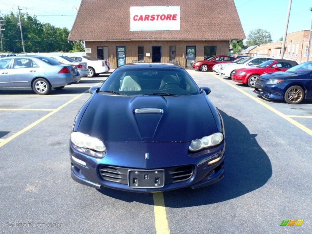 2000 Camaro Coupe - Navy Blue Metallic / Ebony photo #2