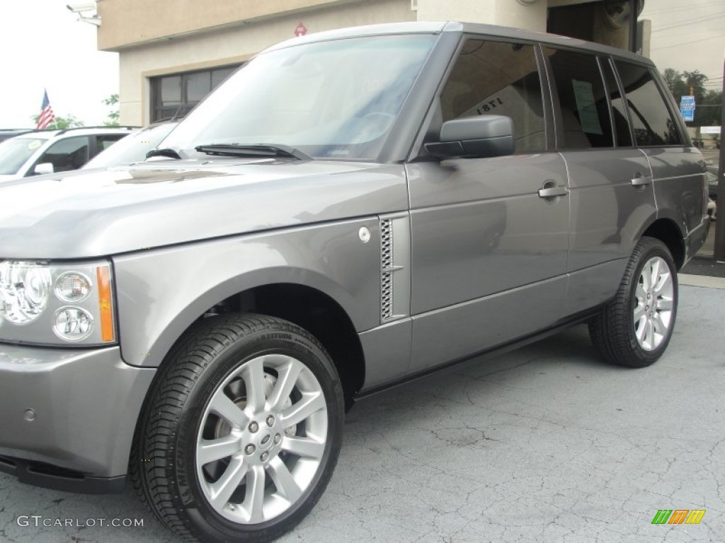 2007 Range Rover Supercharged - Stornoway Grey Metallic / Jet Black photo #7