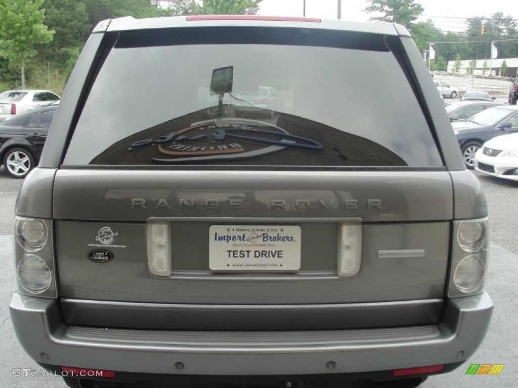 2007 Range Rover Supercharged - Stornoway Grey Metallic / Jet Black photo #8