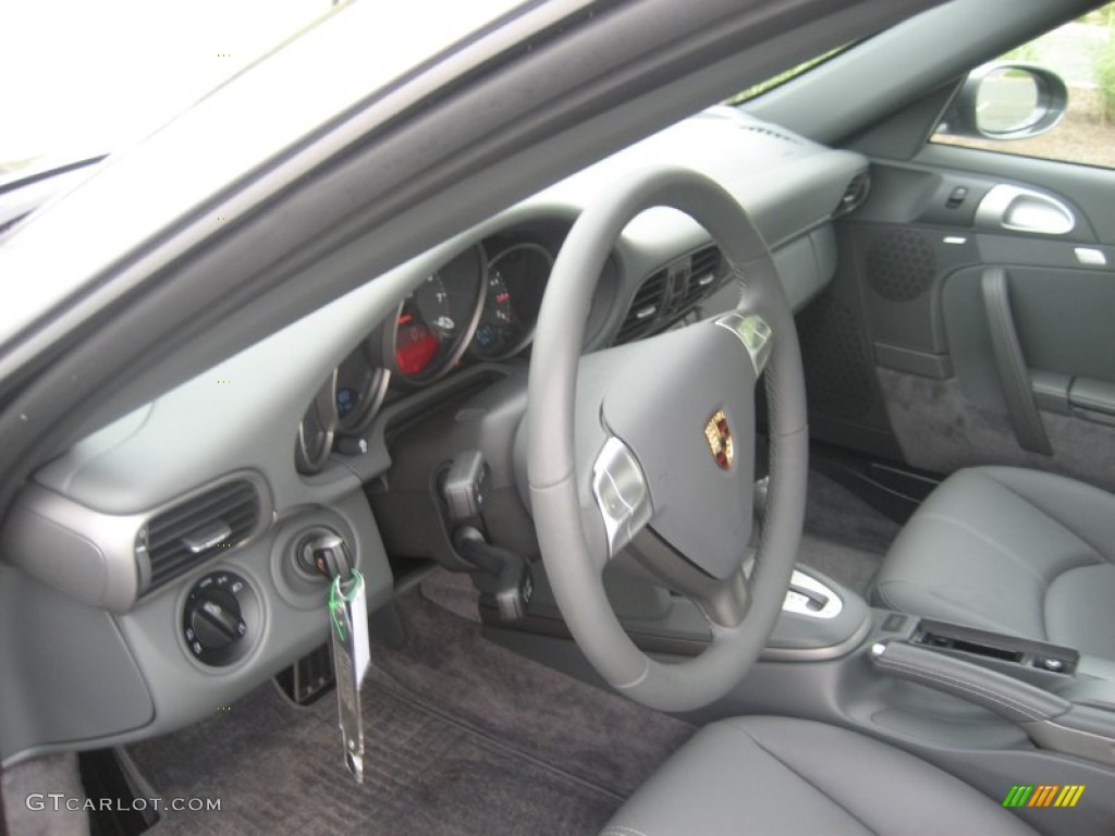 2007 911 Carrera Coupe - Meteor Grey Metallic / Stone Grey photo #14