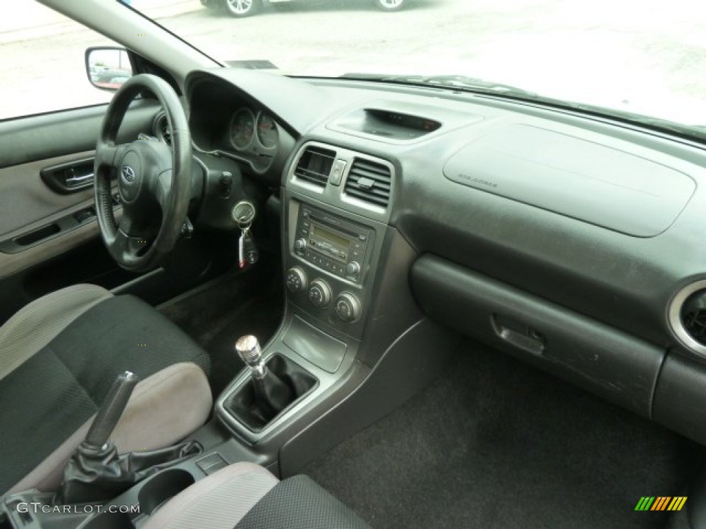 2007 Subaru Impreza WRX Wagon Anthracite Black Dashboard Photo #64861214