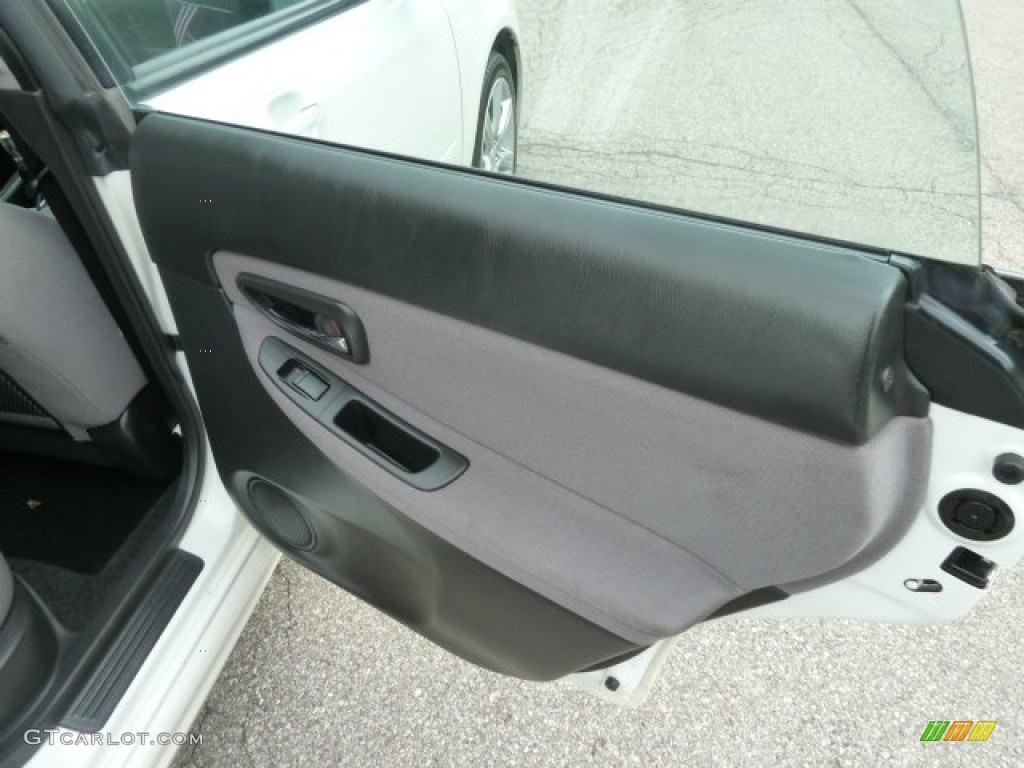 2007 Subaru Impreza WRX Wagon Anthracite Black Door Panel Photo #64861235