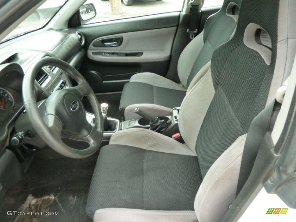 Anthracite Black Interior 2007 Subaru Impreza WRX Wagon Photo #64861241