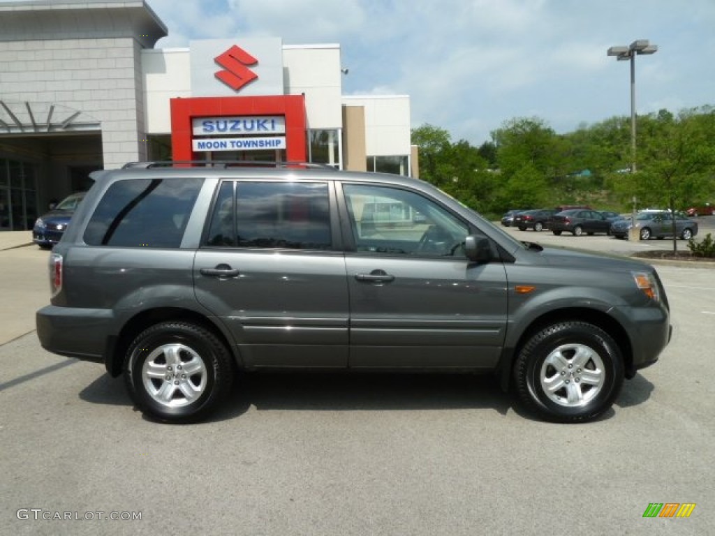 2008 Pilot Value Package 4WD - Steel Blue Metallic / Gray photo #2