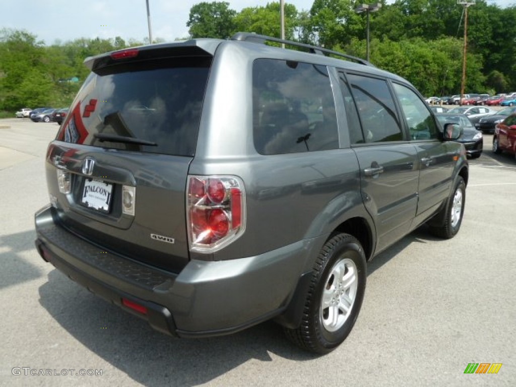 2008 Pilot Value Package 4WD - Steel Blue Metallic / Gray photo #3