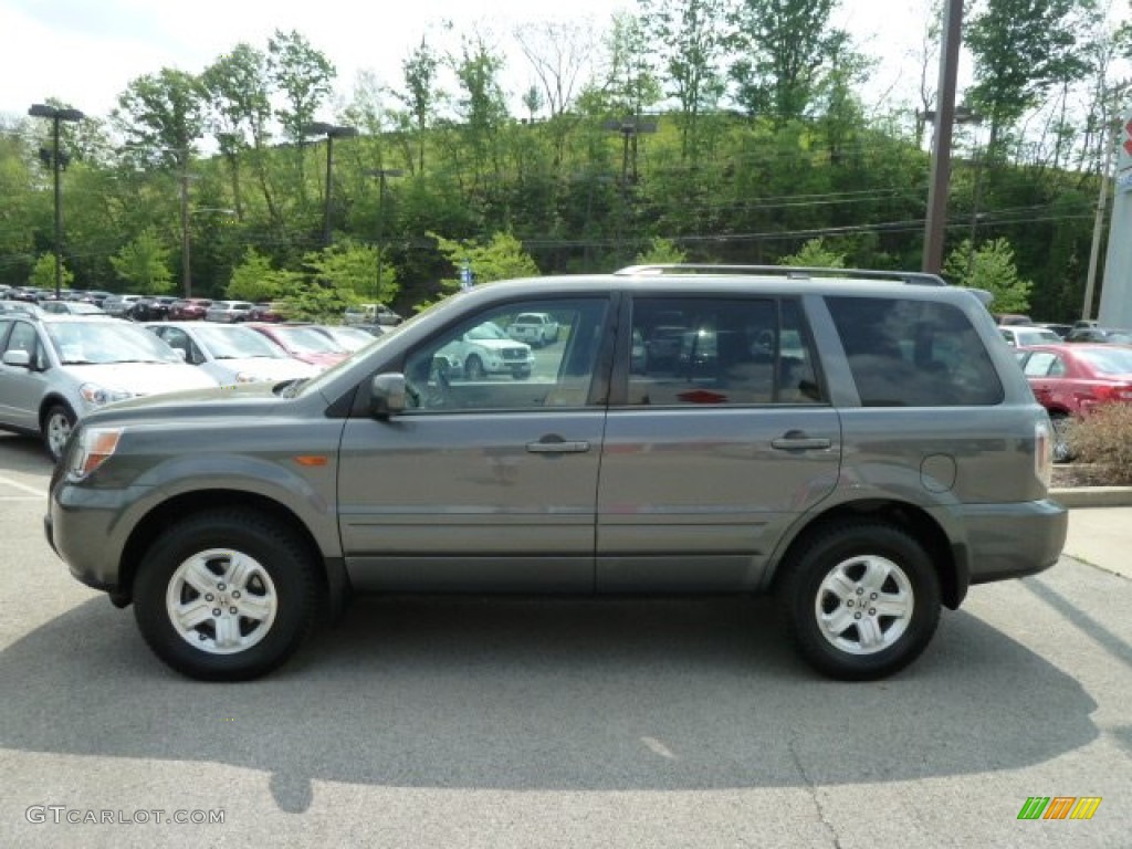 2008 Pilot Value Package 4WD - Steel Blue Metallic / Gray photo #6