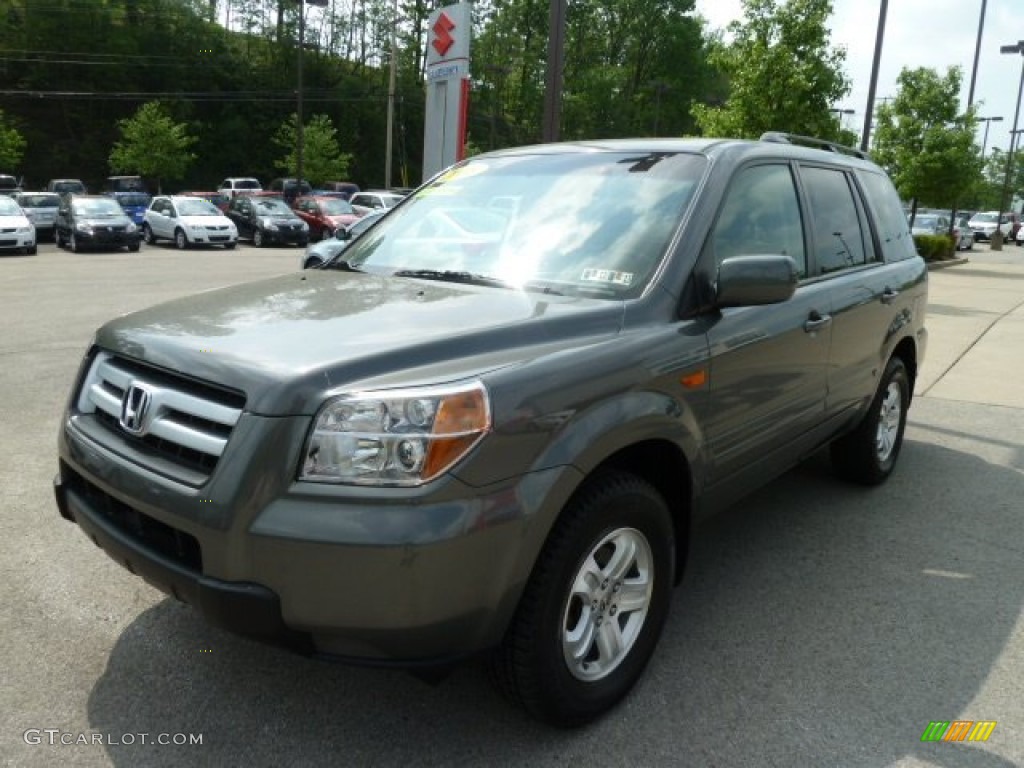 2008 Pilot Value Package 4WD - Steel Blue Metallic / Gray photo #7