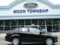 Black 2012 Ford Fiesta SE Sedan