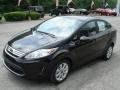 2012 Black Ford Fiesta SE Sedan  photo #4