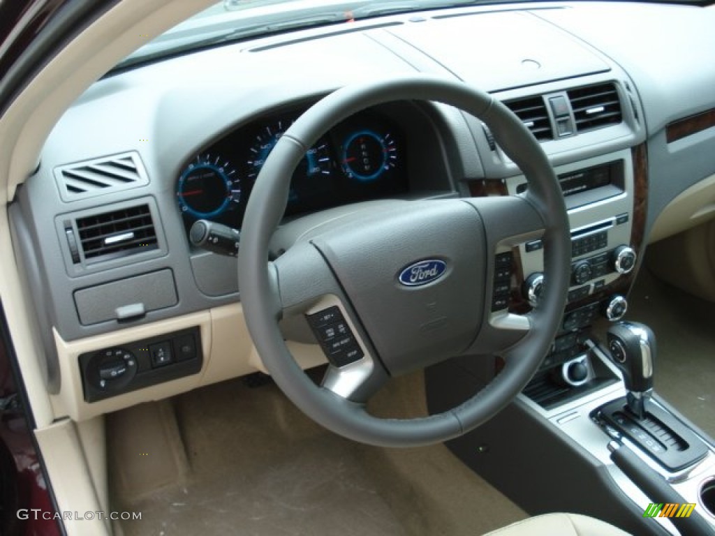 2012 Fusion SEL V6 - Bordeaux Reserve Metallic / Charcoal Black photo #10