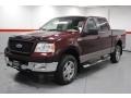 2005 Dark Toreador Red Metallic Ford F150 XLT SuperCrew 4x4  photo #16