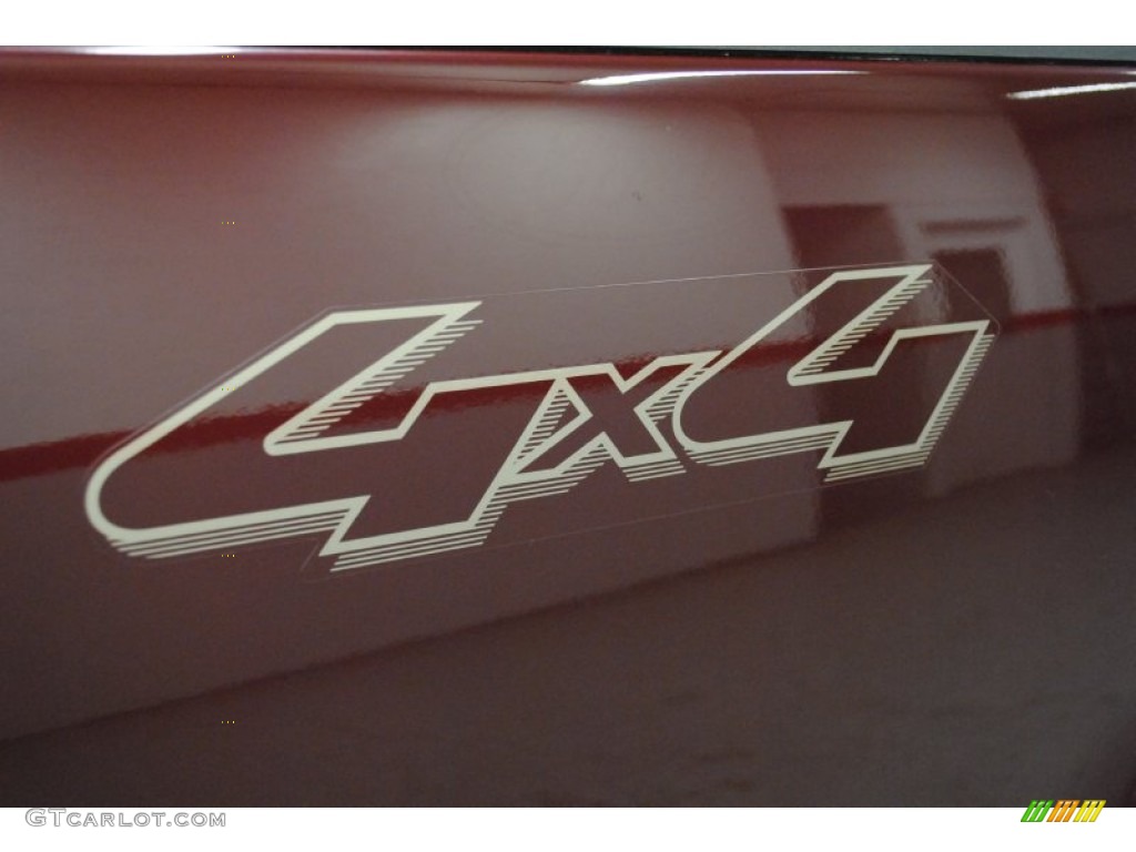 2005 F150 XLT SuperCrew 4x4 - Dark Toreador Red Metallic / Tan photo #46