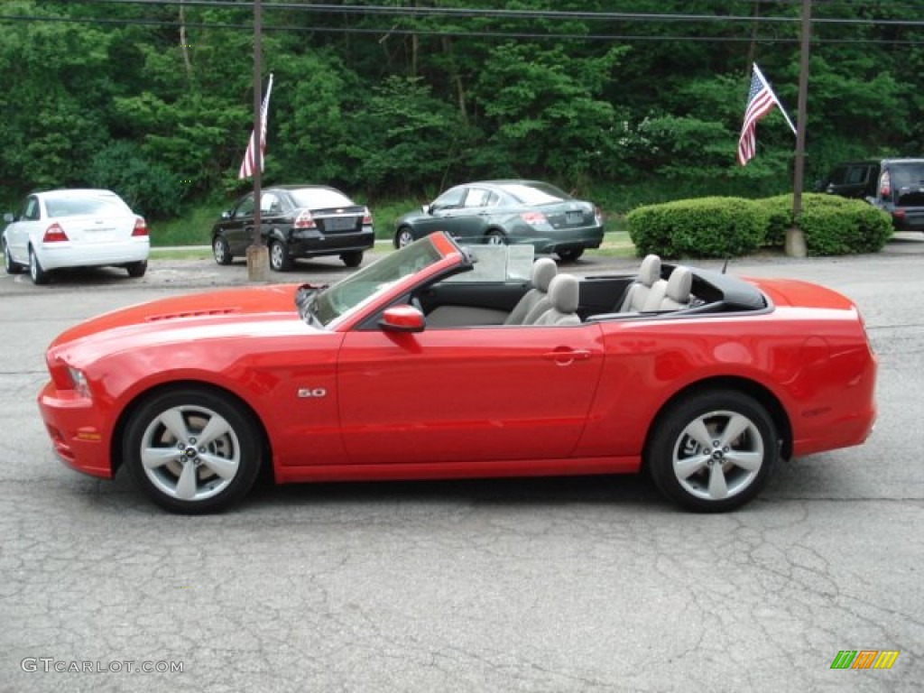 Race Red 2013 Ford Mustang GT Convertible Exterior Photo #64863551