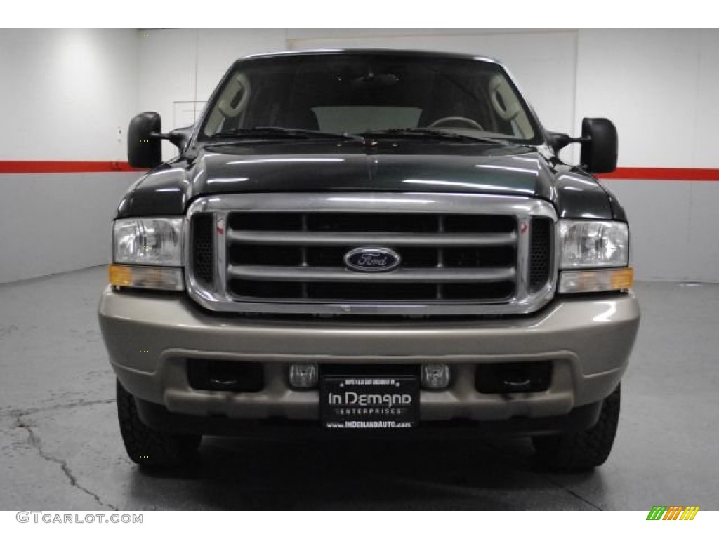 2004 Excursion Eddie Bauer 4x4 - Aspen Green Metallic / Medium Parchment photo #5