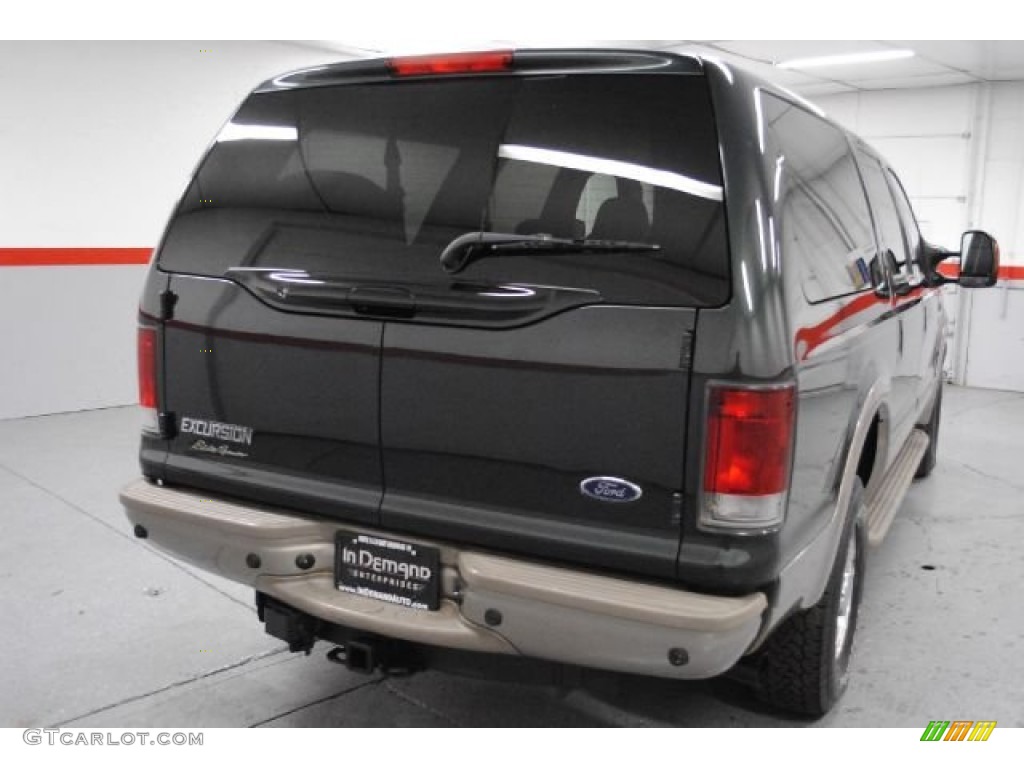 2004 Excursion Eddie Bauer 4x4 - Aspen Green Metallic / Medium Parchment photo #14