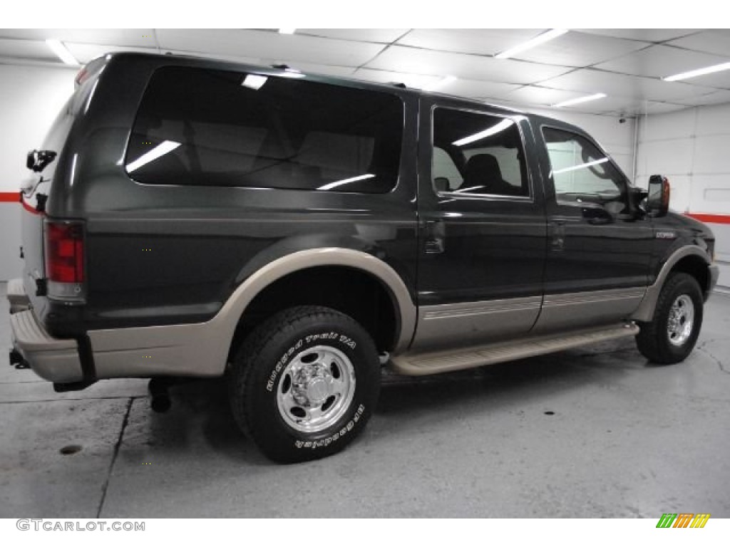 2004 Excursion Eddie Bauer 4x4 - Aspen Green Metallic / Medium Parchment photo #17