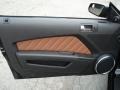 Saddle 2013 Ford Mustang V6 Premium Convertible Door Panel