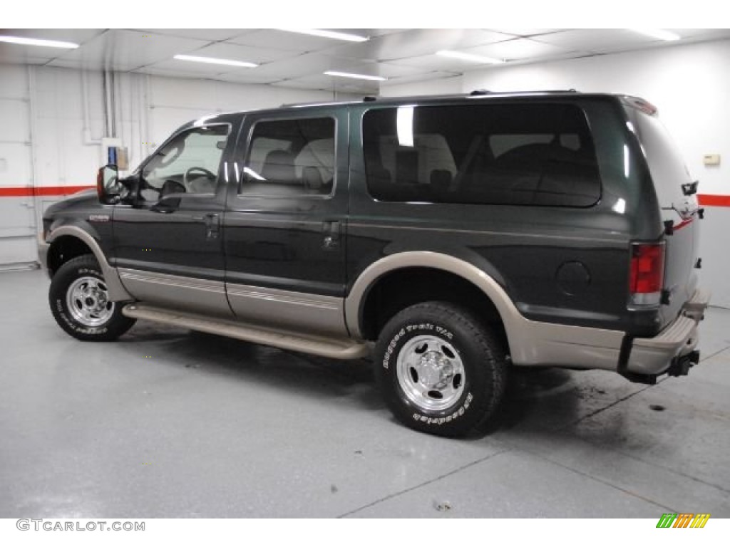 2004 Excursion Eddie Bauer 4x4 - Aspen Green Metallic / Medium Parchment photo #34