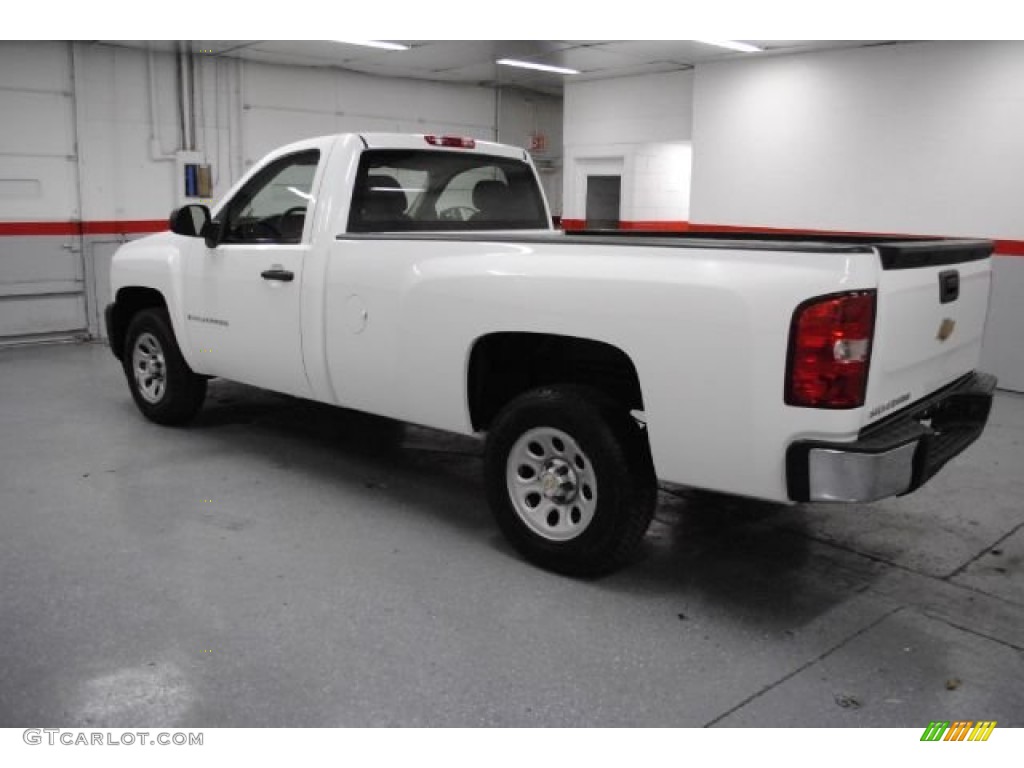 2008 Silverado 1500 Work Truck Regular Cab - Summit White / Dark Titanium photo #10