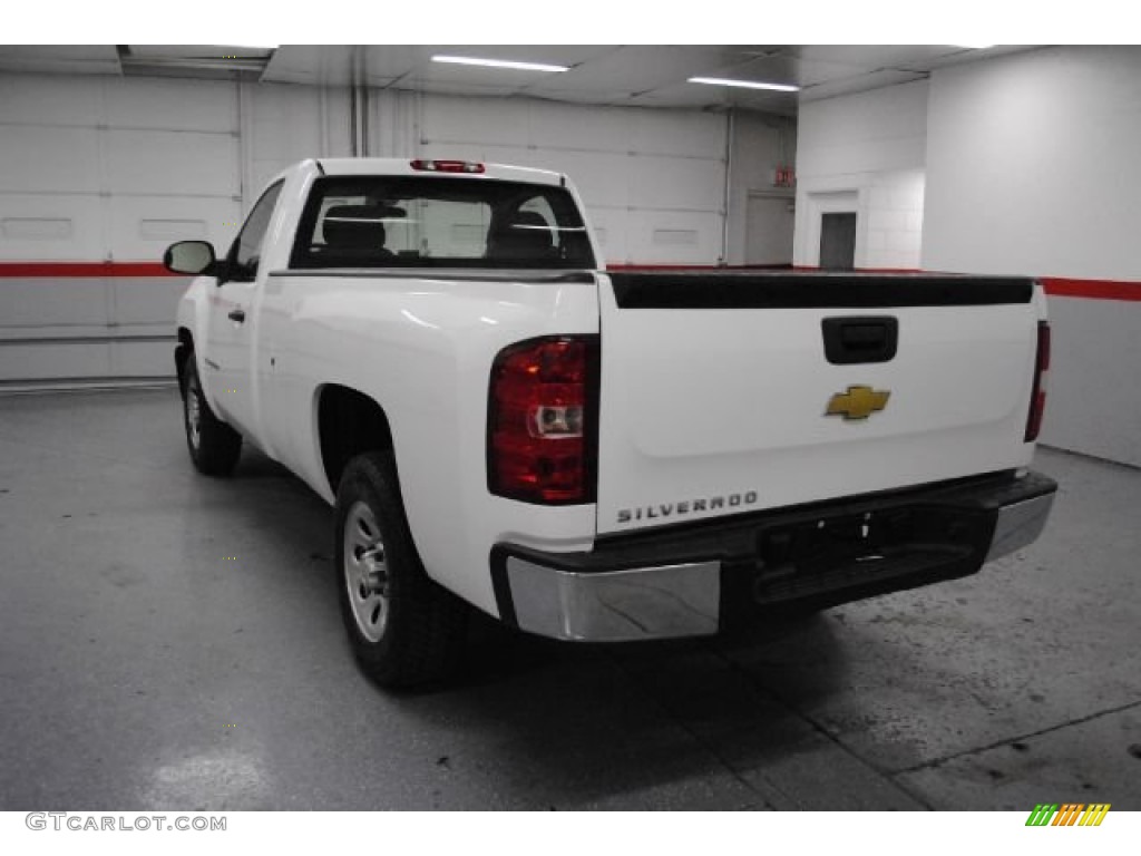 2008 Silverado 1500 Work Truck Regular Cab - Summit White / Dark Titanium photo #13