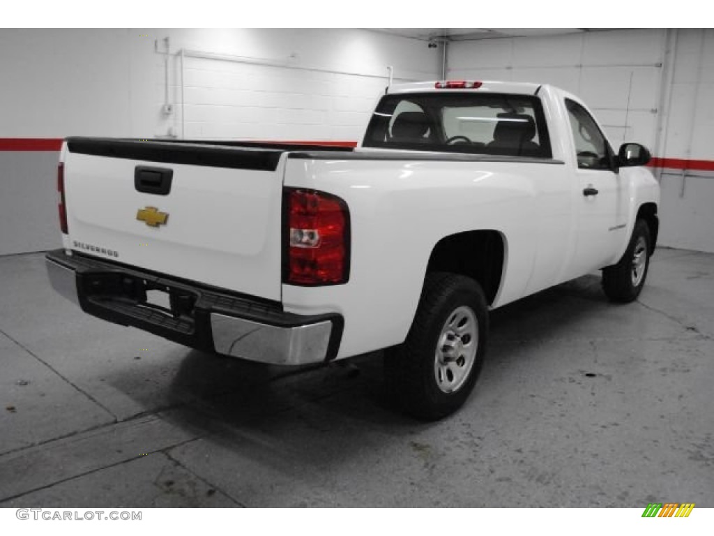 2008 Silverado 1500 Work Truck Regular Cab - Summit White / Dark Titanium photo #18