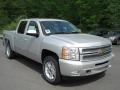 2012 Silver Ice Metallic Chevrolet Silverado 1500 LT Crew Cab 4x4  photo #2