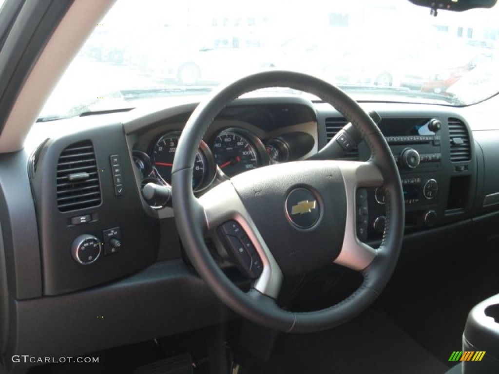 2012 Silverado 1500 LT Crew Cab 4x4 - Silver Ice Metallic / Ebony photo #10