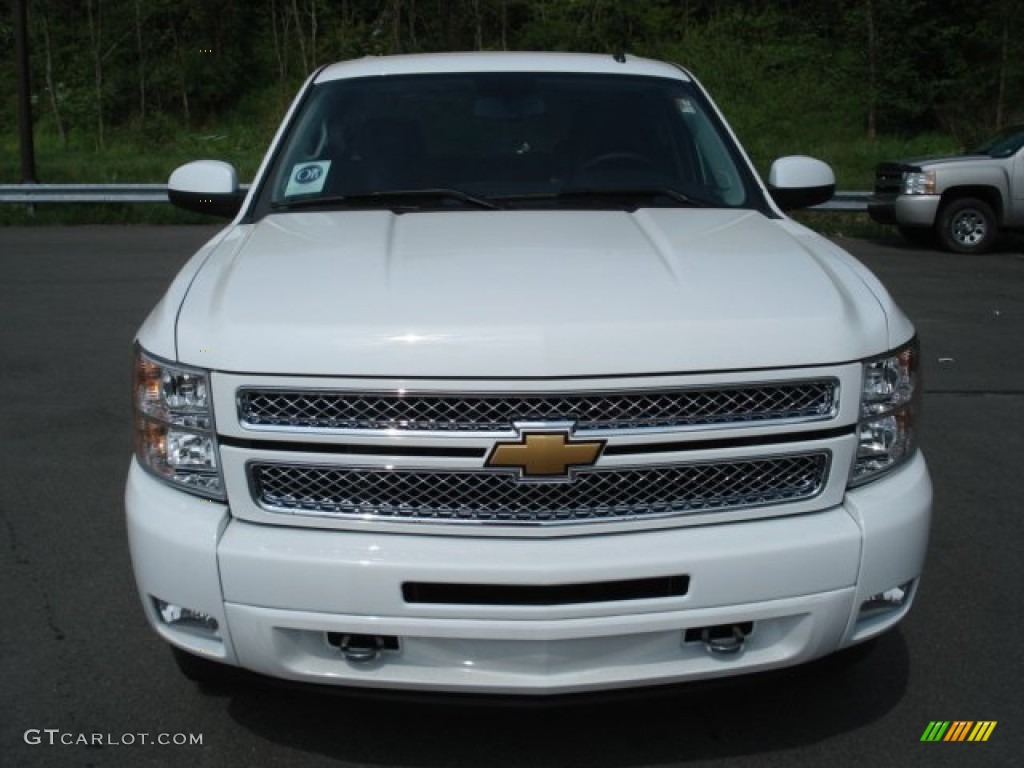 2012 Silverado 1500 LT Crew Cab 4x4 - Summit White / Ebony photo #3