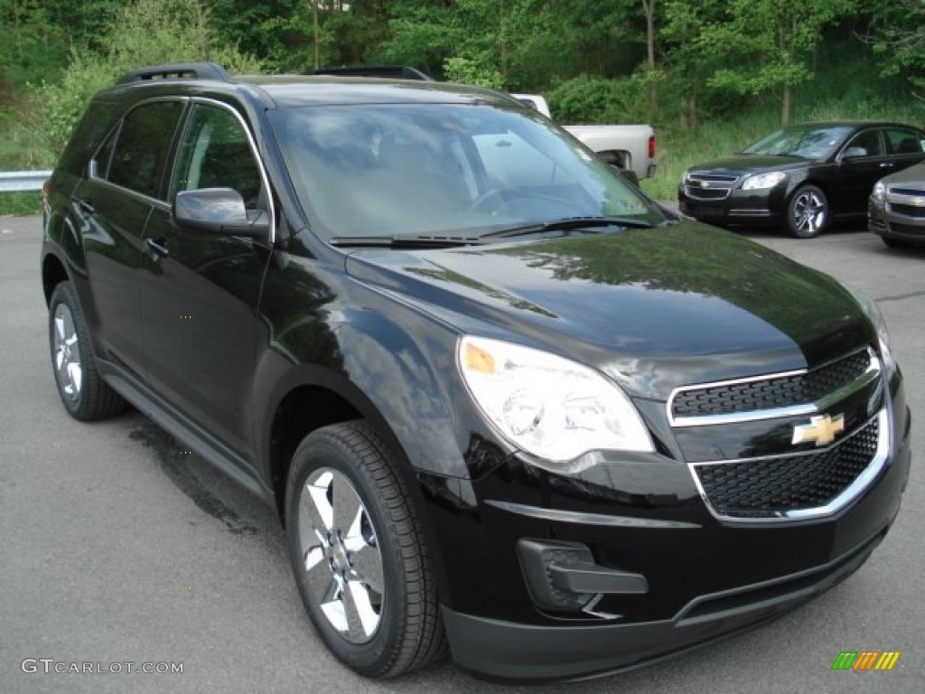 2012 Equinox LT AWD - Black / Jet Black photo #2