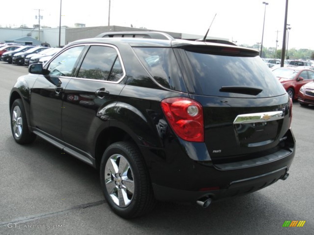 2012 Equinox LT AWD - Black / Jet Black photo #6