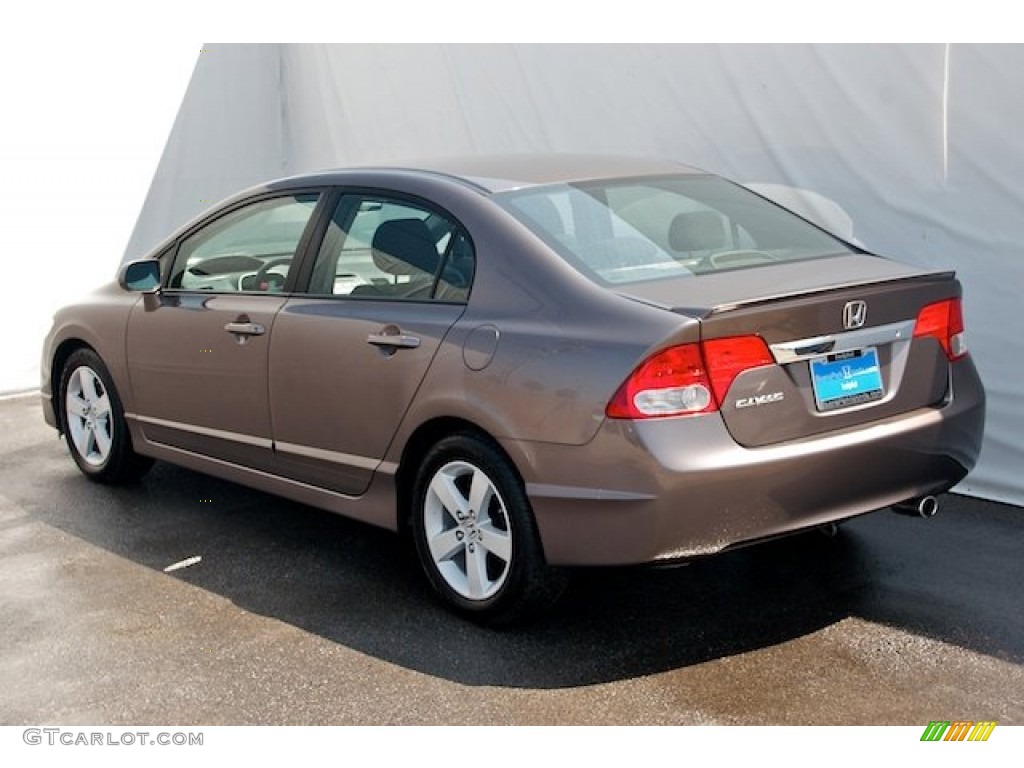 2010 Civic LX-S Sedan - Urban Titanium Metallic / Black photo #2