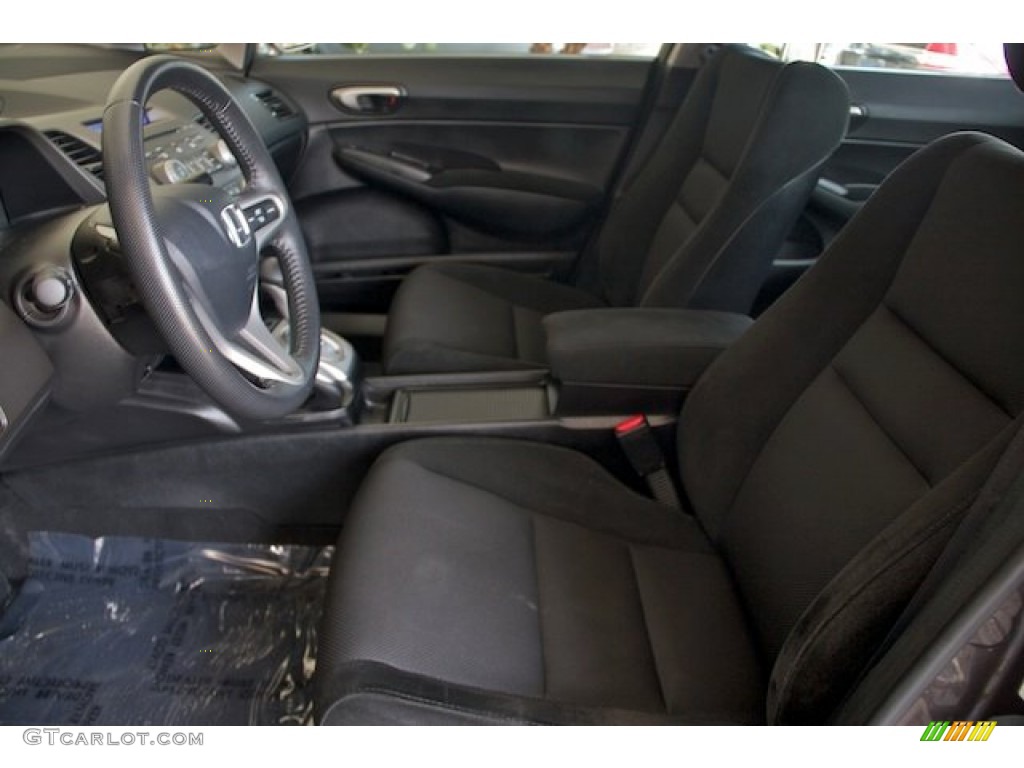 2010 Civic LX-S Sedan - Urban Titanium Metallic / Black photo #3