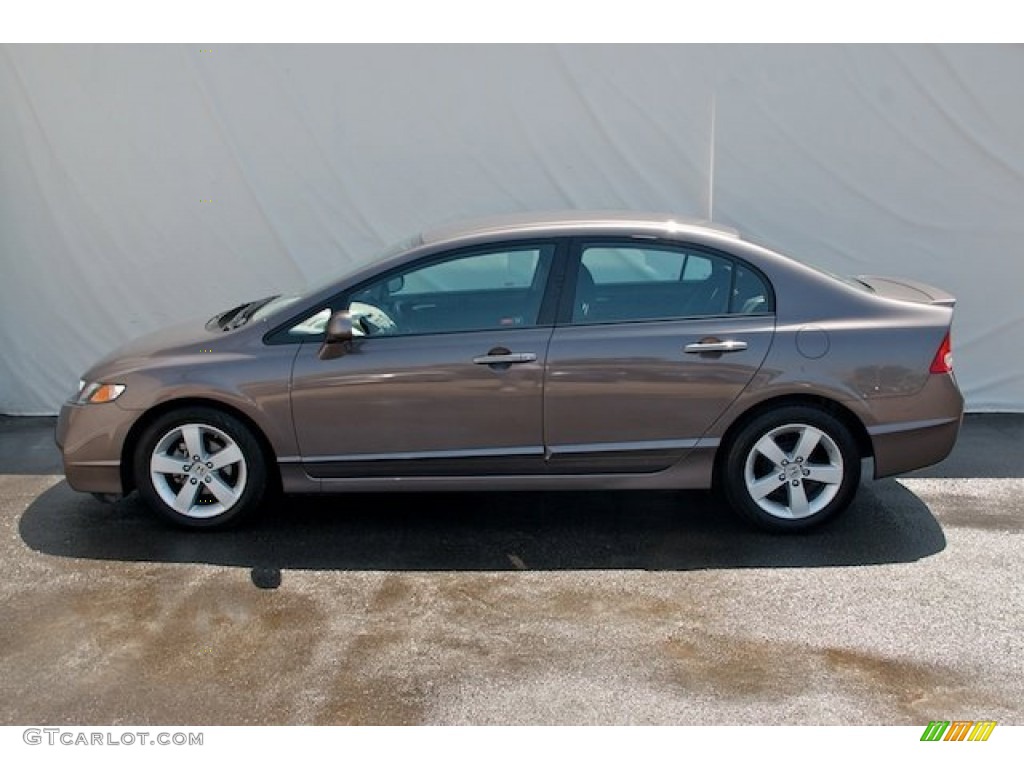 2010 Civic LX-S Sedan - Urban Titanium Metallic / Black photo #8