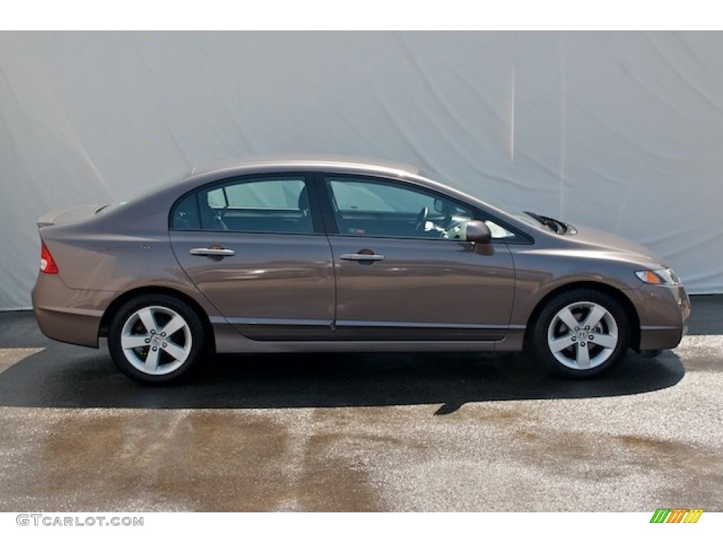 2010 Civic LX-S Sedan - Urban Titanium Metallic / Black photo #10