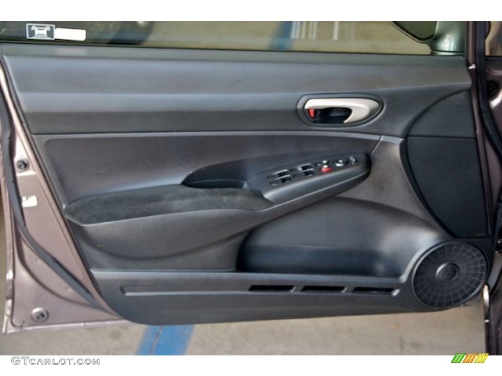 2010 Civic LX-S Sedan - Urban Titanium Metallic / Black photo #24