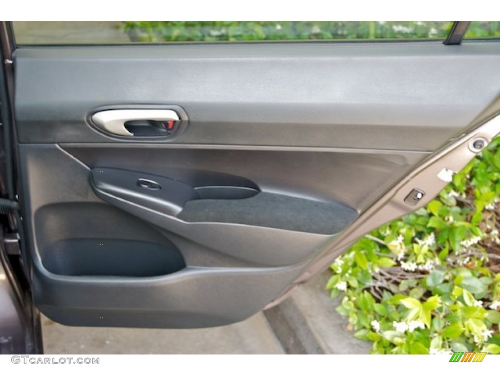 2010 Civic LX-S Sedan - Urban Titanium Metallic / Black photo #26