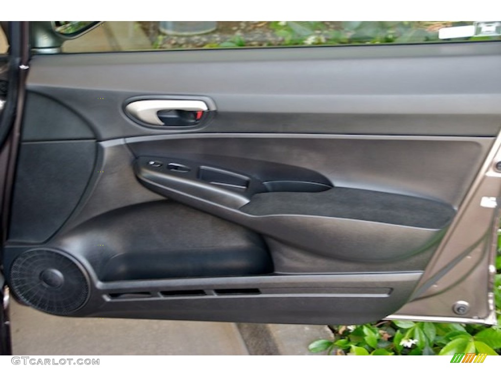 2010 Civic LX-S Sedan - Urban Titanium Metallic / Black photo #27