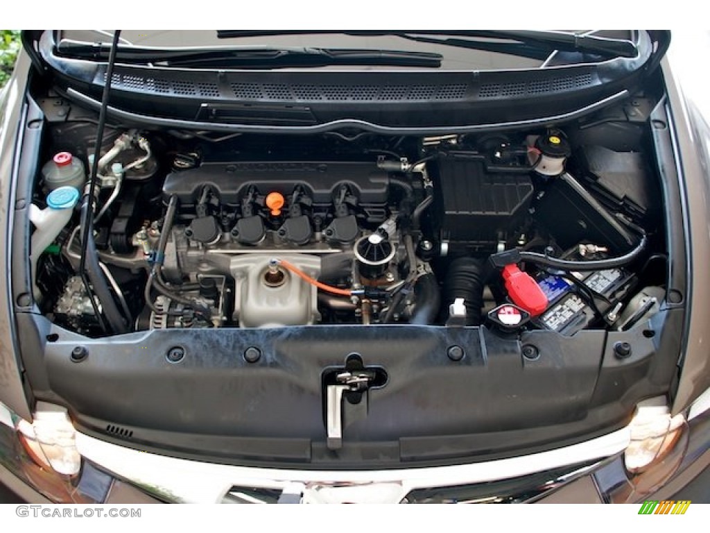 2010 Civic LX-S Sedan - Urban Titanium Metallic / Black photo #28