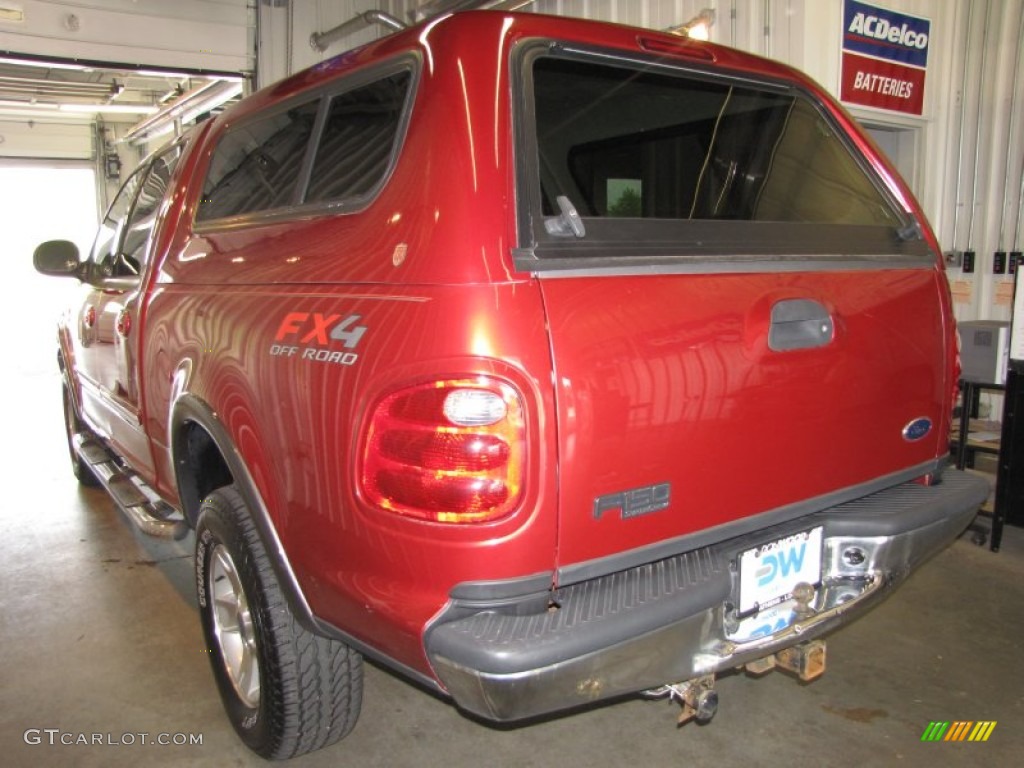 2003 F150 FX4 SuperCrew 4x4 - Toreador Red Metallic / Medium Graphite Grey photo #3