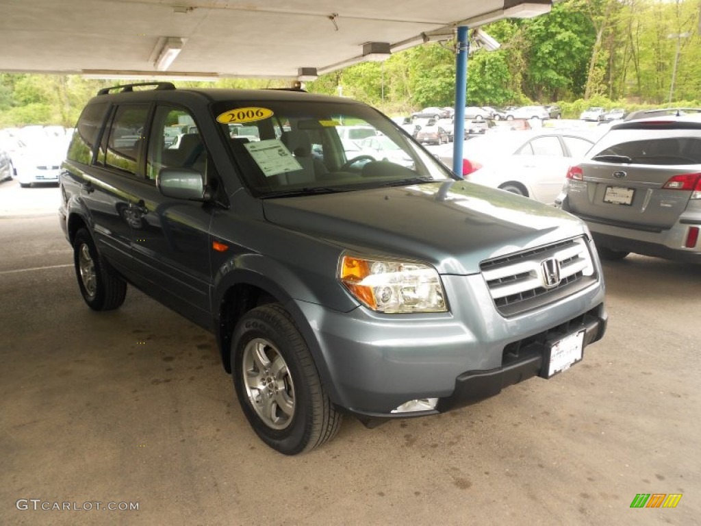 2006 Pilot EX 4WD - Steel Blue Metallic / Gray photo #1