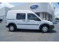 Frozen White 2012 Ford Transit Connect XL Van Exterior