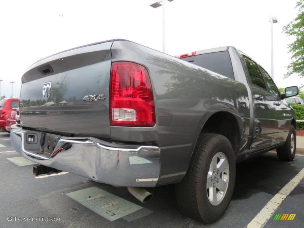 2011 Ram 1500 SLT Crew Cab 4x4 - Mineral Gray Metallic / Dark Slate Gray/Medium Graystone photo #3