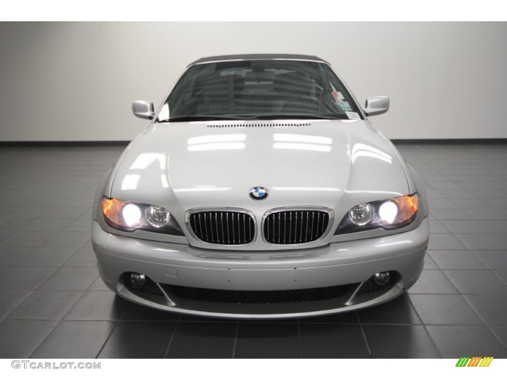 2006 3 Series 330i Convertible - Titanium Silver Metallic / Grey photo #6