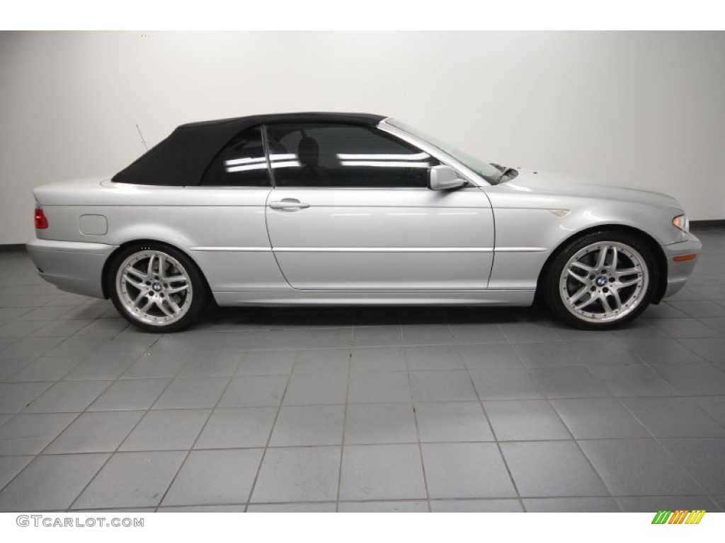 2006 3 Series 330i Convertible - Titanium Silver Metallic / Grey photo #8
